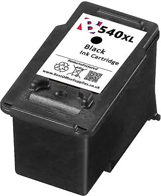 £15.95 • Buy PG-540 XL Black Remanufactured Ink Cartridge For Canon Pixma MG3150 Printers 