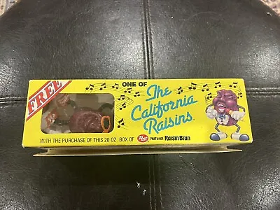 Vintage California Raisins Cereal Box Insert With Figuring 1989 80s Toy • $34