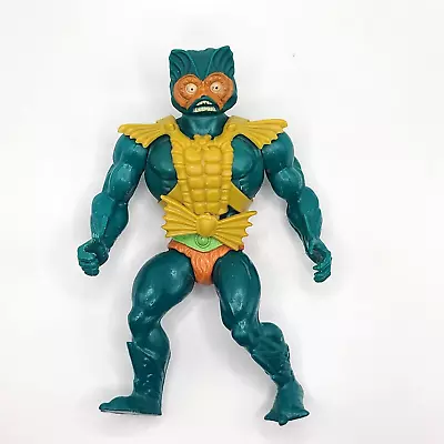 Merman He-Man Masters Of The Universe 1981 Figure Soft Head Green Belt Taiwan • $20.69