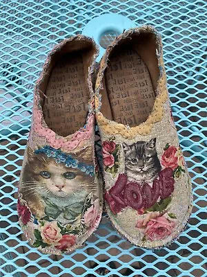 Magnolia Pearl OOAK Vintage American Cleo Caravan Kitty / Love Shoes Size 38 HTF • $375