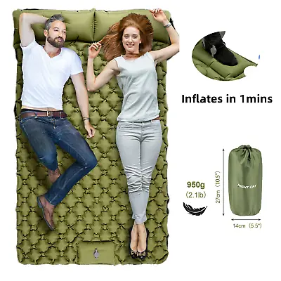 Self Inflating Mattress 2.4  Camping Beach Sleeping Mat Single Air Bed Pad Camp  • $99.98