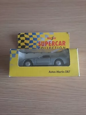  Aston Martin Db7 Silver Maisto Supercar Sports Car Collection • £7.50