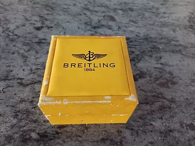 Vintage Breitling 1884 Watch Box Yellow • $199