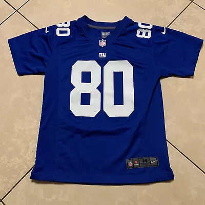 NIKE On Field Victor Cruz #80 New York Giants Football NFL Jersey Youth M 10-12 • $24.95