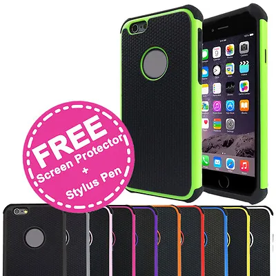 $7.75 • Buy Shock Proof Tough Hard Heavy Duty Armor Case Cover For Apple IPhone 6S 6 6 Plus