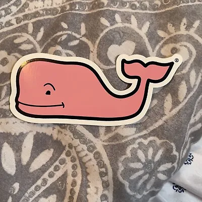 Vineyard Vines Pink Whale Sticker • $2