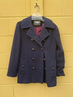 Vintage Mackintosh Wool Pea Coat Medium 20x28 True • $20