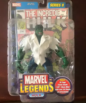 NIP SEALED HULK TORN SHIRT CHASE VARIANT MARVEL LEGENDS SERIES 2! 2002 ToyBiz! • $49.49