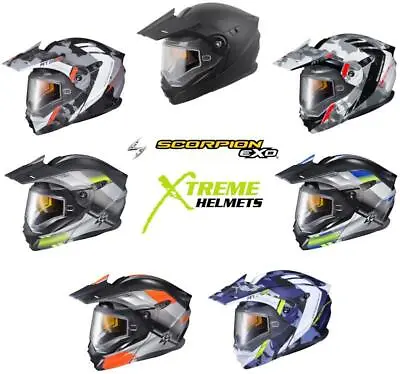 Scorpion EXO-AT950 Snow Helmet Flip Up Modular Dual Sport Inner Visor DOT XS-3XL • $149.96