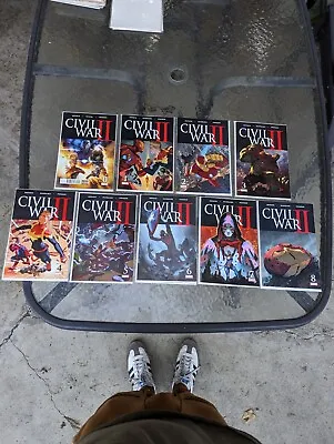 Civil War II 0-8 (Marvel 2016) Complete Series Accurate Photos! High Grade! ✨ • $13.50