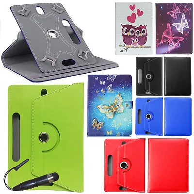 For Argos Alba 7  / 8  /10.1  Inch Tablet Universal PU Leather Stand Case Cover • £4.49