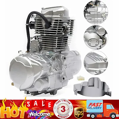 200cc 250cc 4-stroke CG250 Dirt Bike Engine W/ Manual 5-Speed Transmission ATV • $360.05