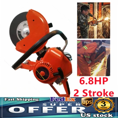 $239 • Buy Handheld Petrol Demolition Saw Concrete Cut Off Dry Demo Road Cutter Machine