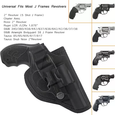 New Tactical Revolver Holster Fits .22 .38 .357 J Frame Snub Nose 2  Revolvers • $12.79