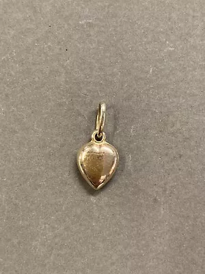 Small 9ct Gold Heart Charm /pendant -298- • £65