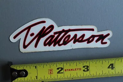 T Patterson Surfboards Black Neon Pink Surf OG V58A Vintage Surfing STICKER • $15