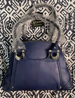 Women’s NWT Blue Leather Handbag • $55