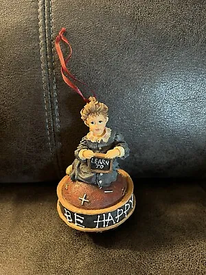 Vintage Boyds Dollstone Ornament Numbered MICHELLE – READING IS FUN #25855 • $3.99