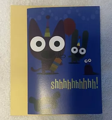 Hallmark Birthday Card ~ Hoops & YoYo Sound & Light SSHHHH Surprise Singing • $10.99