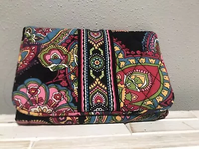 Vera Bradley Symphony In Hue Taxi Wallet With Kiss Lock Coin Purse Hard To Find • $25