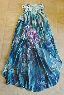 Aria Las Vegas Jeweled Floral Long Dress Women's Size S • $9.99