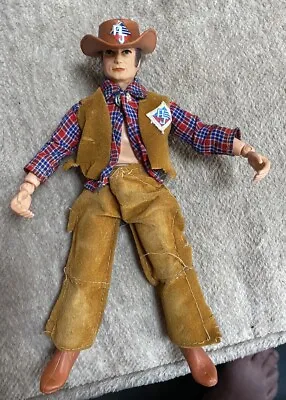 ACTION JACKSON Mego 1971 Cowboy Original Boots  Hat + Shirt Pants • $30