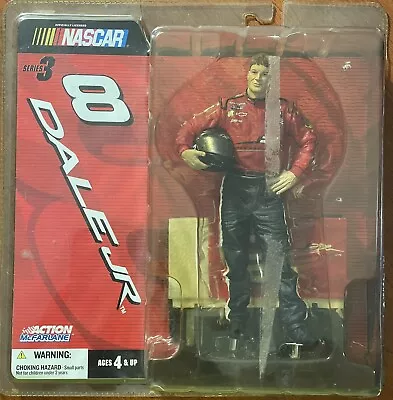 McFARLANE NASCAR  ACTION  DALE EARNHARDT DE JR #8  FIGURE DAYTONA 500 Series 3 • $19.99