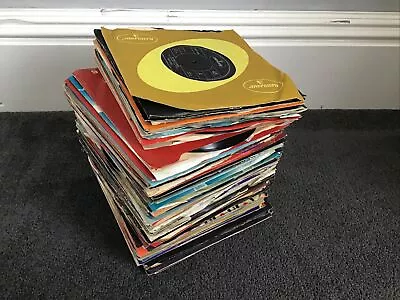 Job Lot Of 7” Singles Records 1970s 1980s X 100 (Q) In Company Sleeves • £16