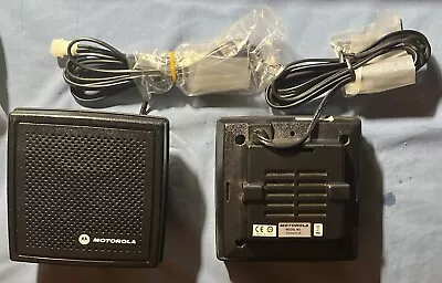 Motorola HSN4031B Wired External Speaker Radio Black OEM GENUINE • $28.99