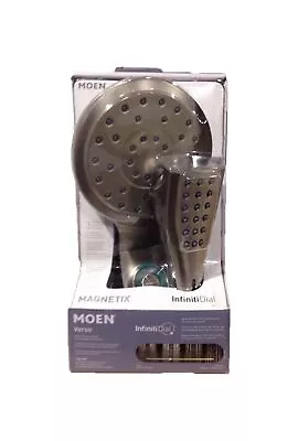 MOEN Verso 7 In. Wall Mount Dual Shower Heads W/ Infiniti Dial Brushed Nickel • $84.95