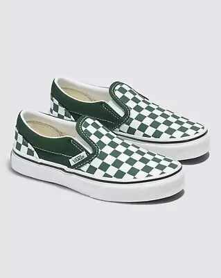 Vans Classic Slip-on Checkerboard Shoe Kids • £26.48