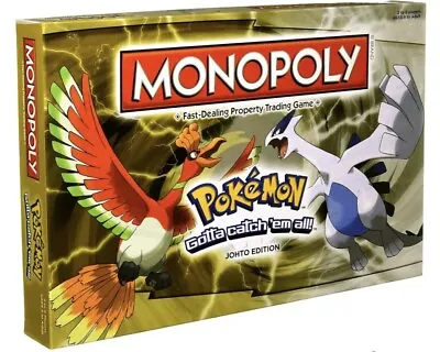 Pokemon Monopoly Board Game Johto Edition  • $40.99