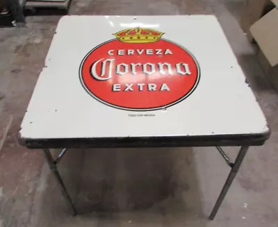 Corona Beer Complete Metal Table #11-Mexican-Restaurant- Bar-29x29-Beer-Vintage • $269.97