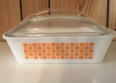 Vintage Glasbake Loaf Pan With Lid • $10