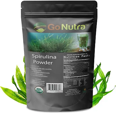 Spirulina Powder Organic 1 Lb. Pure Non-Gmo Non-Irradiated Blue Algae Superfood • $19.35