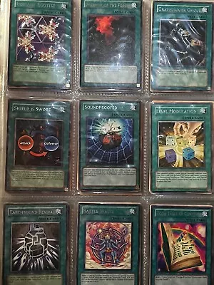 Vintage Yugioh Card Binder Lot 🔥700+ Traps And Magic Cards • $0.99
