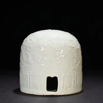 8.3  China Porcelain Yuan Dynasty White Glaze Dragon Cloud Mongolian Yurt Statue • $424.99