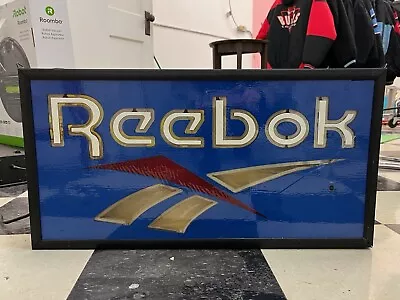 Vintage Reebok Neon Light Up Sign Dealer Store Display 90s Not Working • $300