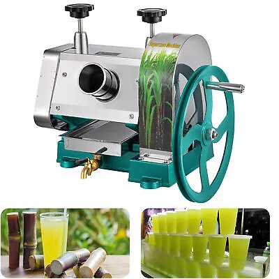 Stainless Sugar Cane Press Juicer Machine Commercial Extractor Mill 110lb/h MT • $205.90