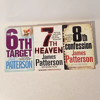 Women's Murder Club Series Books #6th #7th #8th By James Patterson Large Pb • $21