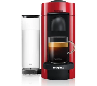 £38.99 • Buy Nespresso By Magimix Vertuo Plus Coffee Machine - Piano Red - Free Postage! 📫 
