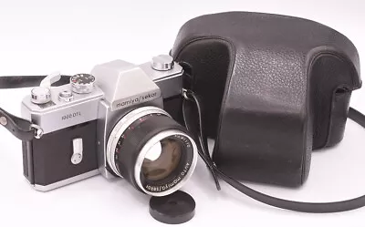 MAMIYA/ SEKOR 1000 DTL 35mm CAMERA With AUTO MAMIYA/SEKOR 55MM 1.4 LENS & CASE  • $105.72