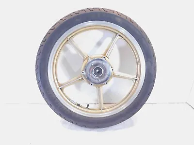 Yamaha Virago 700 750 1000 1100 XV700 XV750 XV1100 Gold Front Wheel Rim & Tire • $99.99