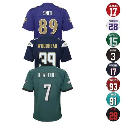 $11.75 • Buy Nike Official NFL Home Away Alt Team Player Game Jersey Collection Youth (S-XL)