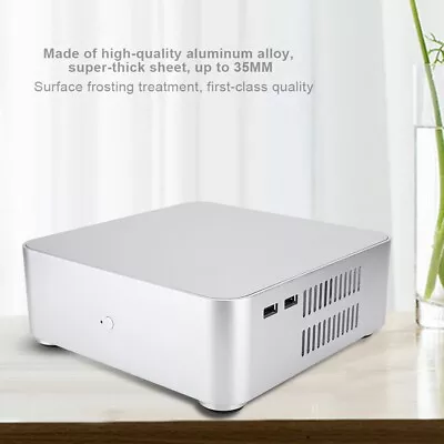 $79.02 • Buy Mini ITX HTPC Empty Desktop PC Case,USB 2.0/3.0 Aluminum Alloy Computer Case  IS