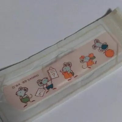 Rare Retro Sanrio Zashikibuta Mouse Bandage Rare Retro Sanrio • $60.09