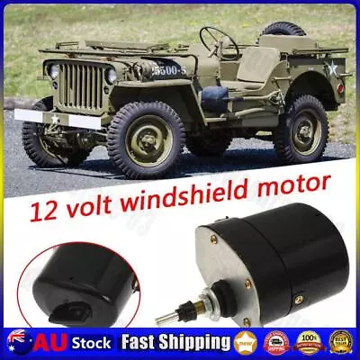 12V Universal Windscreen Wiper Motor For Jeep Willys Tractor RSM 868 7731000001 • $31.75