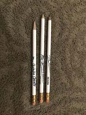 Lot Of 3 Vintage Sears White Sharpened Pencil  My Opinion Counts • $12