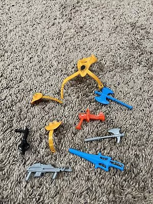 MOTU Vintage Masters Of The Universe Weapons Pack Lot Blue Sword Axe • $20.99