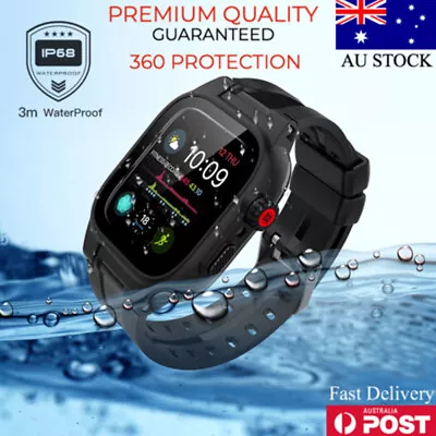 $28.99 • Buy Shockproof/Waterproof Full Cover Case For Apple Watch SE 8 76 5 4 3 2 42/44/45mm